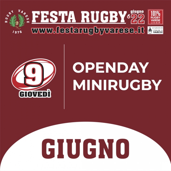 Openday Minirugby